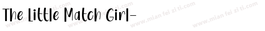 The Little Match Girl字体转换
